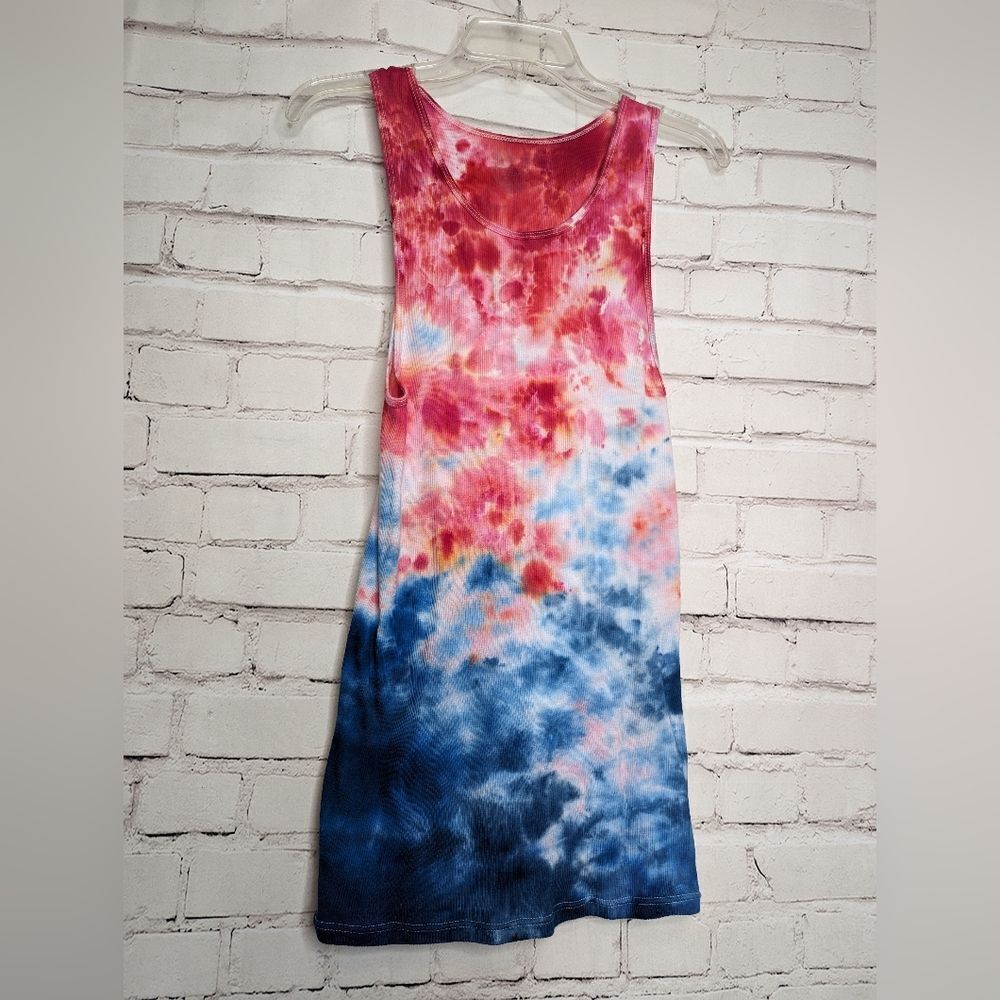 OOAK Americana 4th of July Ribbed Tank